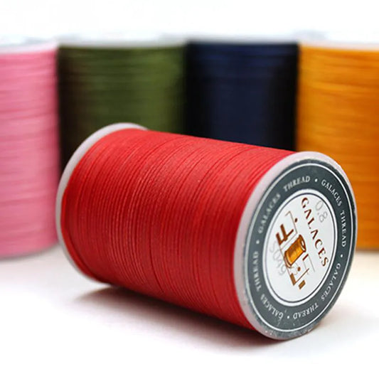 Galaces flat waxed thread for Leather Work - 90M x 0.8MM