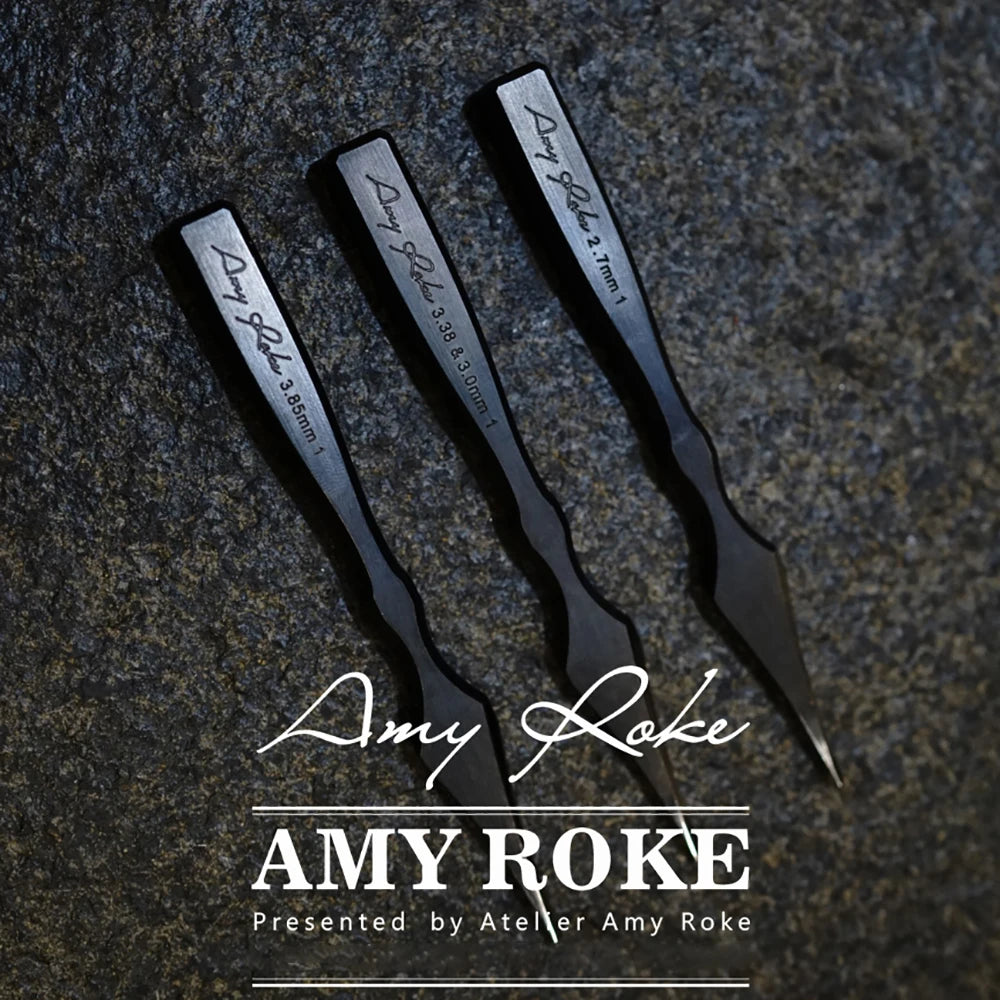 AMY ROKE Single Tooth Leather French Type Pricking Iron