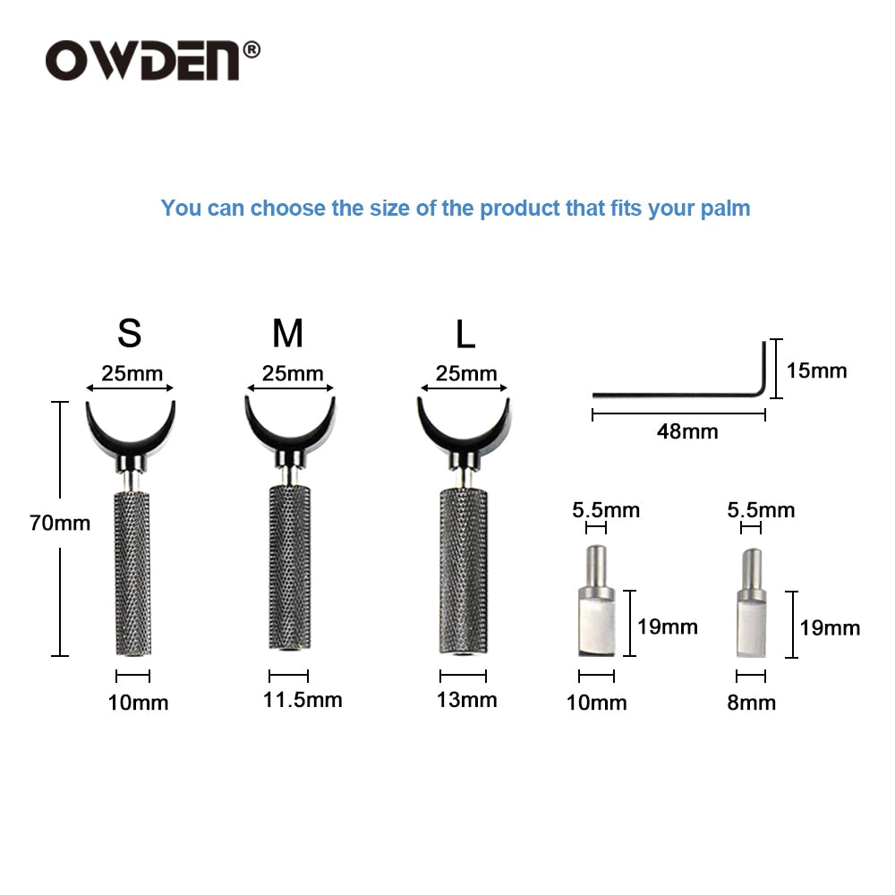 OWDEN Leather Swivel Knife Set