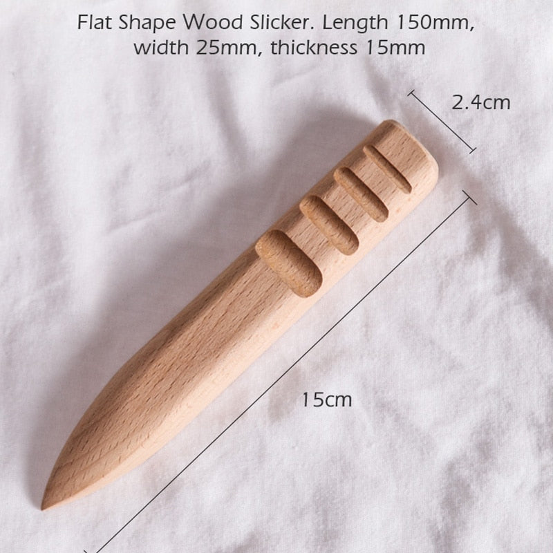 WUTA Wooden Leather Burnishing tools