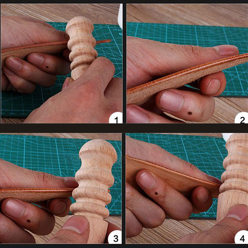 WUTA Wooden Leather Burnishing tools