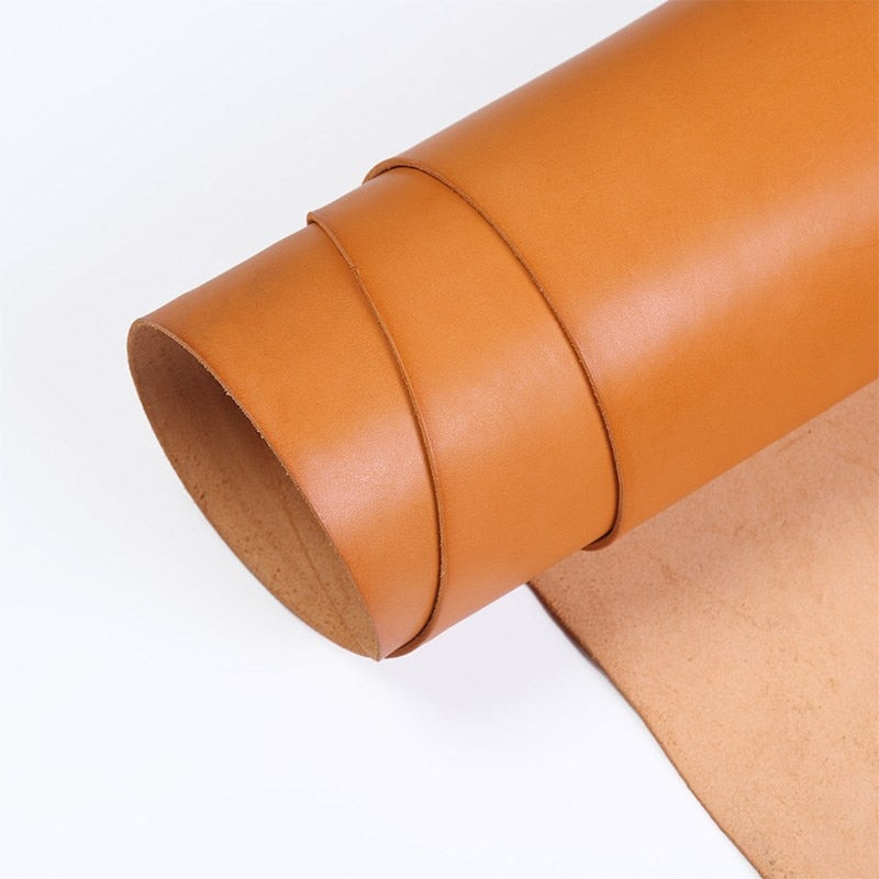 Veg Tan Leather - 30cm x 30cm Panel - Full Grain - 12 colours - 4 thicknesses